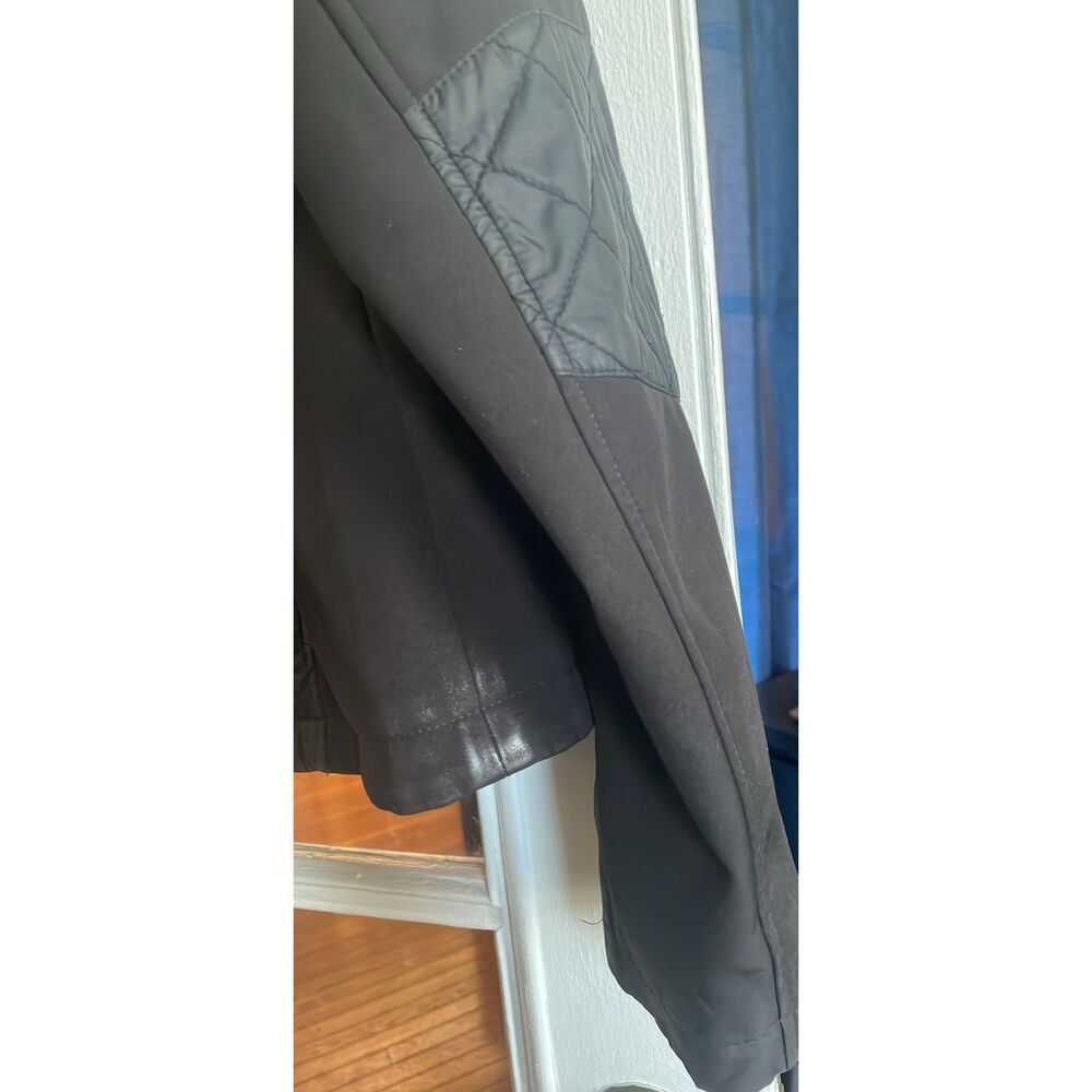 Lauren Ralph Lauren collared black quilted jacket size 1xl preowned - Picture 9 of 16